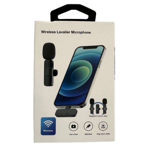 Мікрофон бездротовий подвійний Apexel APL-MIC005Type-C 2.4ГГц 10м