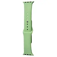 Силіконовий ремінець для Apple Watch Sport Band 42 / 44 (M) 2pcs (М'ятний / Mint gum)