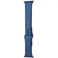 Силіконовий ремінець для Apple Watch Sport Band 42 / 44 (M) 2pcs (Синій / Alaskan blue)