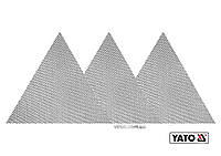 Сітка абразивна, тверда, трикутна, на липучці, до шліфмашини YATO : G60, l= 280 мм, 3 шт (DW) Zruchno и