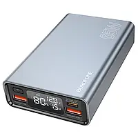 Портативний зарядний пристрій Power Bank BOROFONE BJ40 Happy way 65W 15 000 mAh (Metal gray)