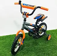 Велосипед детский со страховочными колесиками, качественные велосипеды для детей AZIMUT STITCH 12 дюймов
