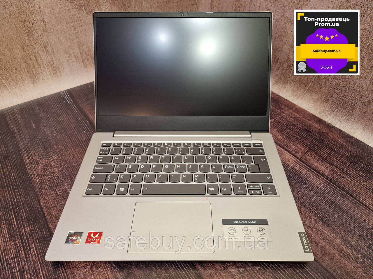 Офісний ноутбук Lenovo IdeaPad S340-14API (Ryzen 7 3700U/8Gb/AMD Vega 10/SSD 256Gb/IPS)
