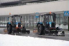 Послуги з прибирання і вивезення снігу в Києві