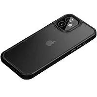 TPU+PC з металевими кнопками на Apple iPhone 12 mini (5.4") (Чорний)