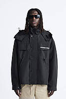 Мужская куртка Zara технической ткани оверсайз оригинал