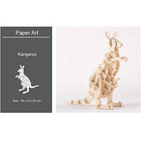 3D Модель для Складання Paper Art "Кенгуру"