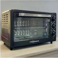 Электрическая настольная духовка печь для завтраков и выпечки Gold Diamond TK-09908 Черная spn