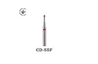 Бори алмазні турбінні, (хірургічний для мікро препарування) fine, червоний, 008651 Luster Dent CD-55F,шт