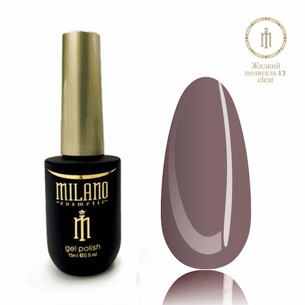 Рідкий полігель для нігтів Milano Cosmetic N 13, 15 мл