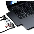 USB-хаб Satechi Aluminum USB-C Pro Hub Slim Adapter Midnight (ST-HUCPHSD), фото 6