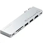 USB-хаб Satechi Aluminum USB-C Pro Hub Slim Adapter Silver (ST-HUCPHSS), фото 2