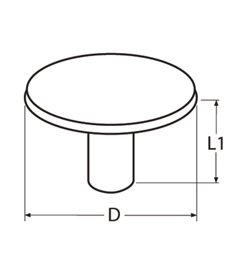 DURABLE DOT Лицевая часть кнопки15X4,4 - фото 2 - id-p2154468936