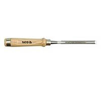 Стамеска YATO з дерев яною ручкою: b= 20 мм, CrV [10/60] Zruchno и Экономно