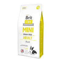 Сухий корм Brit Care GF Mini для собак мініатюрних порід з ягням 7 кг (8595602520121)