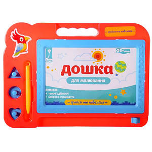 Магнітна дошка дитяча Країна Іграшок PL-7010 R для малювання ручкою Червоний (PL-7010 Red-RT)