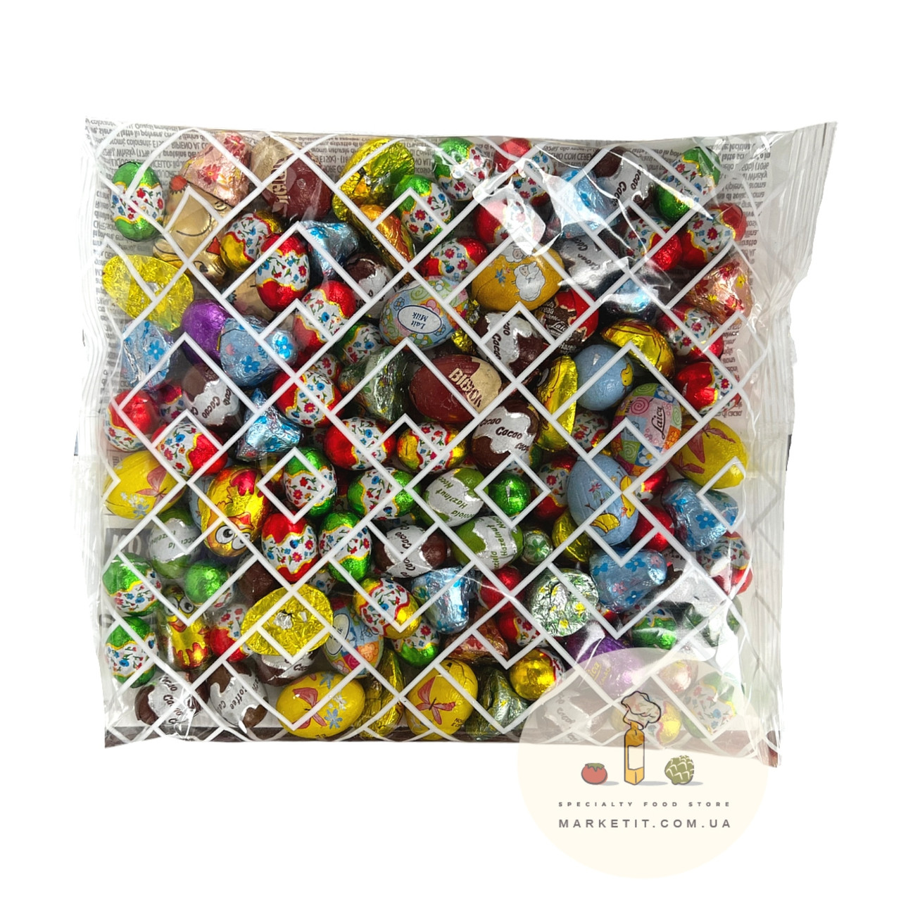 Шоколадні яйця Laica Ovetti Assortite, з праліне 850 г.
