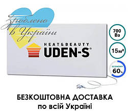 Металокерамічний обігрівач UDEN 700 | 700 Вт | до 15 м2 | Інфрачервоний | Гарантія 60 міс