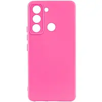 Чохол Silicone Case Lakshmi Premium з закритою камерою на TECNO Pop 5 LTE (Рожевий / Barbie pink)