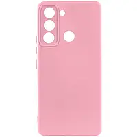 Чохол Silicone Case Lakshmi Premium з закритою камерою на TECNO Pop 5 LTE (Рожевий / Light pink)