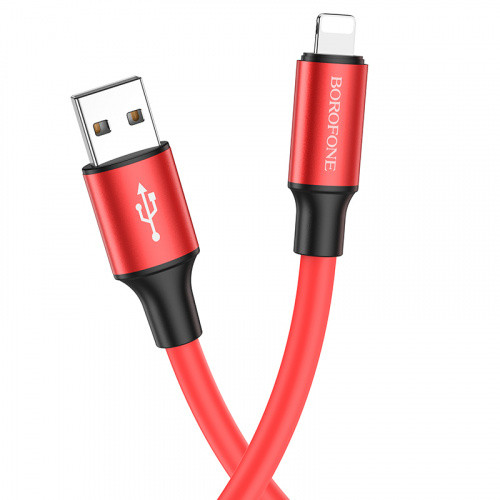 Кабель Borofone BX82 USB - Lightning 2.4/1m (Червоний)