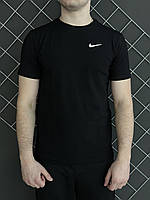 Бавовняна чорна чоловіча футболка Nike на кожен день, літня футболка для чоловіків, кольори в асортименті