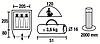 Туристичний намет тримісний Time Eco Travel-3, сіро-бежевий, фото 5
