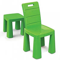 Детский пластиковый стульчик ТМ Долони Стул-табурет Зеленый 04690/2