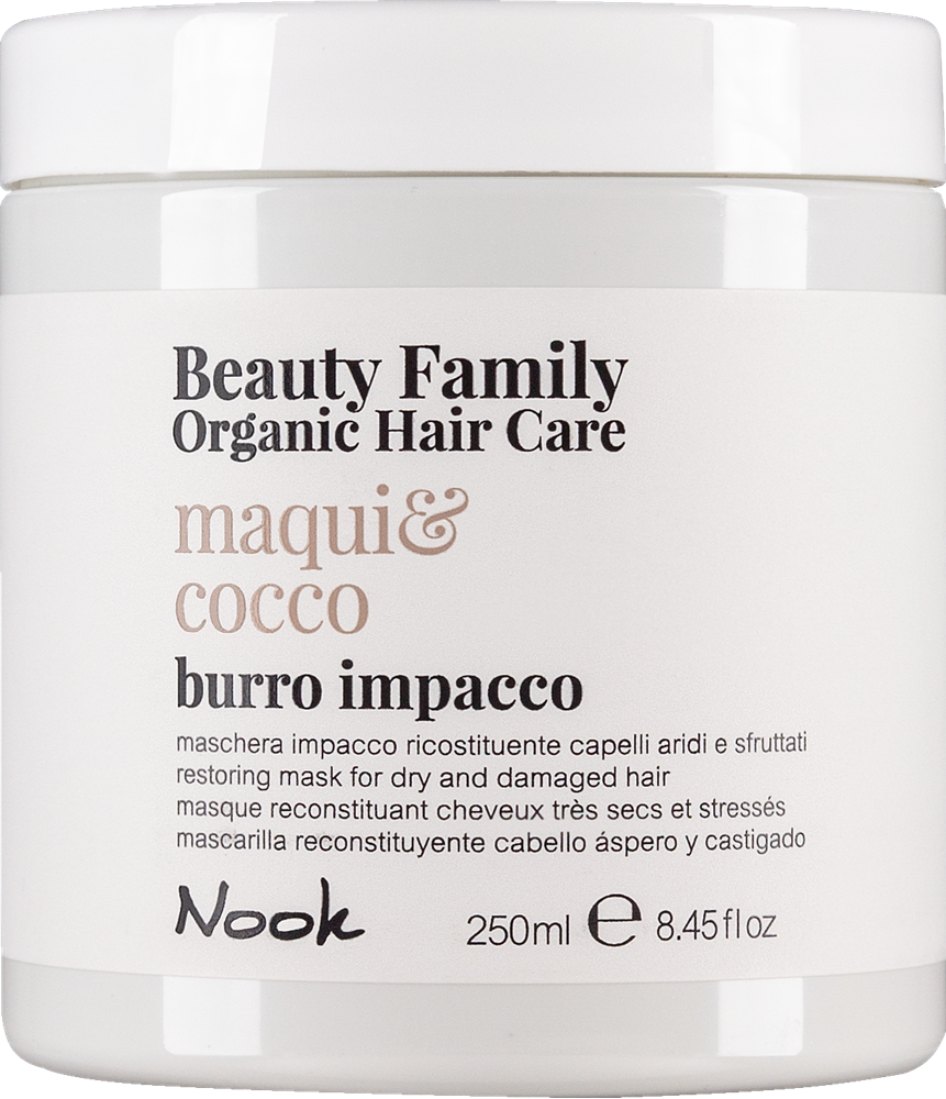 Маска відновлювальна Nook BEAUTY FAMILY ORG для сухого та пошкодженого волосся 250 мл