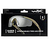 Тактичні окуляри зі змінними лінзами (сірі, прозорі, жовті) Wiley X Saber Advanced Set- Matte Tan (США), фото 6