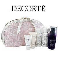 Kose Cosme Decorte Liposome + AQ Travel kit набор косметических миниатюр 5 шт + элегантный чехол