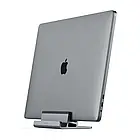 Підставка для планшета Satechi Aluminum Dual Vertical Laptop Stand Space Gray for iPad/MacBook (ST-ADVSM), фото 3