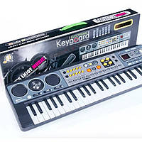Синтезатор детский MQ MQ4911 с микрофоном, 49 клавиш, World-of-Toys