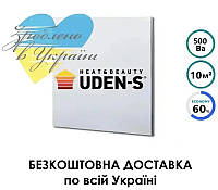 Металлокерамический потолочный обогреватель UDEN-500Р | 500 Вт | до 10 м2 | Инфракрасный | Гарантия 60 мес