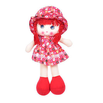 М'яконабивна дитяча лялька FG23022437K 40 см (Червоний) — MiniLavka