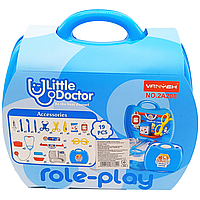 Детский врачебный набор в саквояже 2A208, 19 предметов - Lux-Comfort