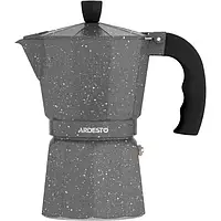 Кофеварка гейзерна Ardesto Gemini Molise (AR0803AGS) Gray