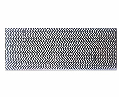 Паперові трубочки Чорний зигзаг 25шт/уп