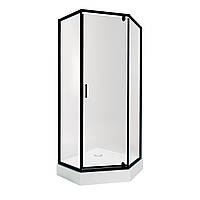 Набор Qtap душевая кабина Scorpio BLA10995-AC6 Clear 2120x900x900 мм + поддон Diamond 309912 90x90x12 см с