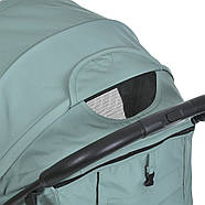 Дитяча коляска прогулянкова книжка BAMBI M 4249-2 Green Matt зелена навантаження 25 кг, фото 8