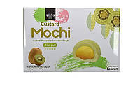 Десерт Мочі (Моті) з ківі CUSTARD MOCHI KIWI, ТМ Royal Family, Тайвань, 168 г