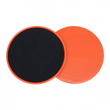 Диски-слайдери для ковзання Sliding Disc MS 2514 (Orange) діаметр 17,5 см — MiniLavka