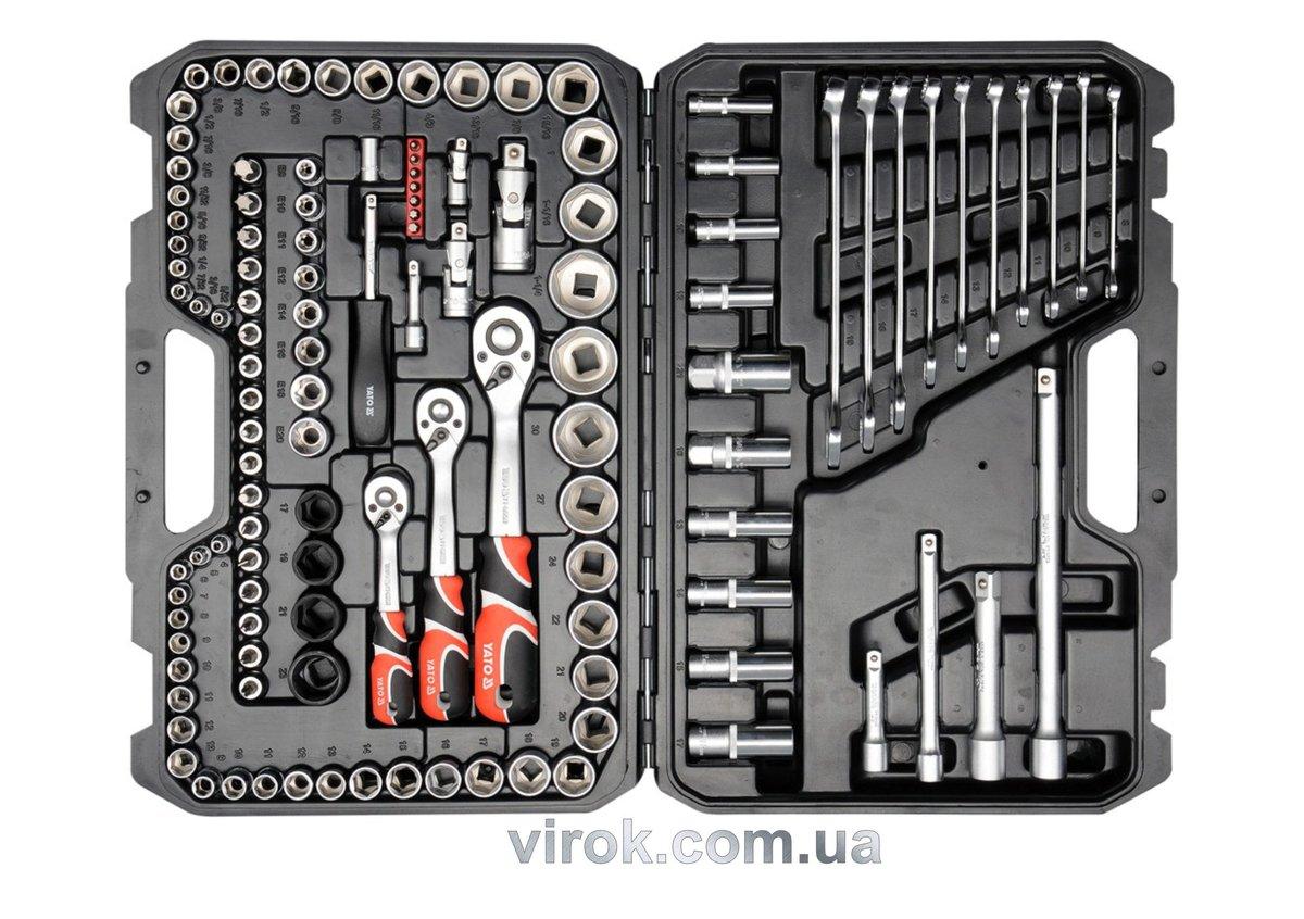 Набір інструментів для авто 120 предметів YATO YT-38801  Zruchno та Економно
