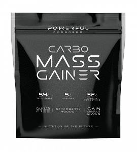 Гейнер високо-уголеводний Powerful Progress Carbo Mass Gainer 4000 г ( різні смаки )