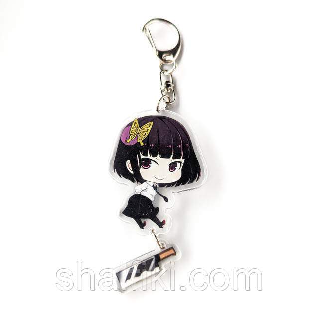 "Акіко Йосано (Проза бродячих псів / Bungo stray dogs)" брелок акриловий двосторонній з уф-друком, фото 1