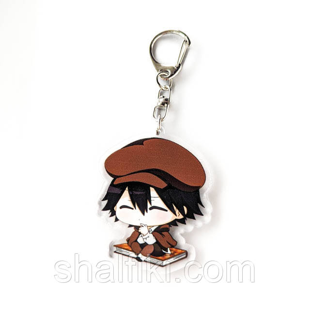 "Едогава Рампо (Проза бродячих псів / Bungo stray dogs)" брелок акриловий двосторонній з уф-друком