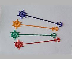 Мішалка для напоїв "Штурвал" 10шт/уп