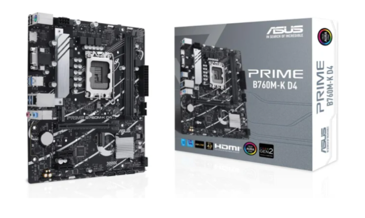 Материнська плата ASUS PRIME B760M-K D4