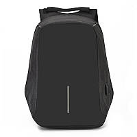 Городской рюкзак-антивор Bobby 45х30х16,5 см, черный / Надежный универсальный рюкзак для ноутбука .Черный