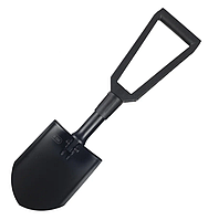 Складна багатофункціональна саперна лопатка з чохлом M-Tac Чорна, Тактична лопата CLAS